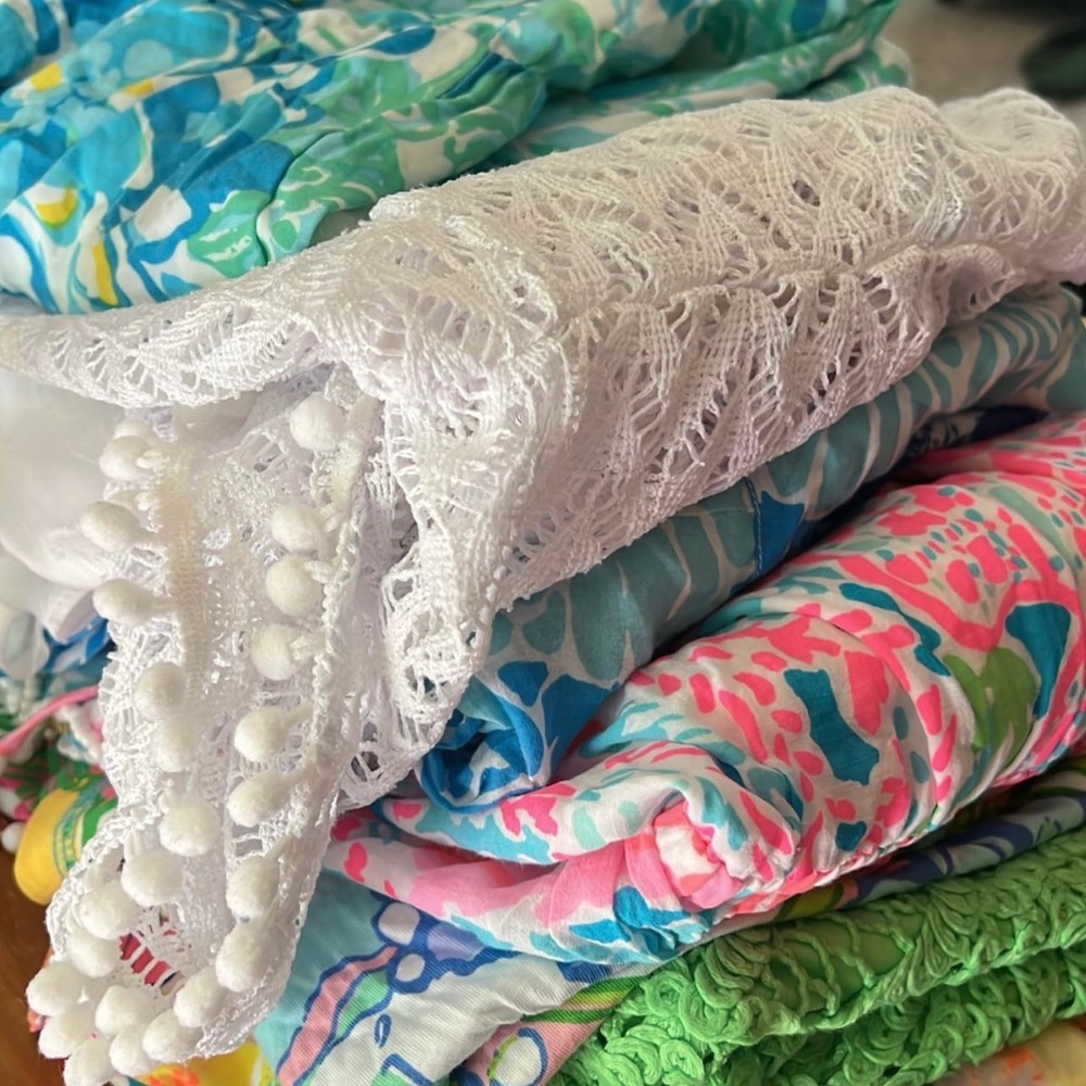 Lilly Pulitzer dresses and swim coverups